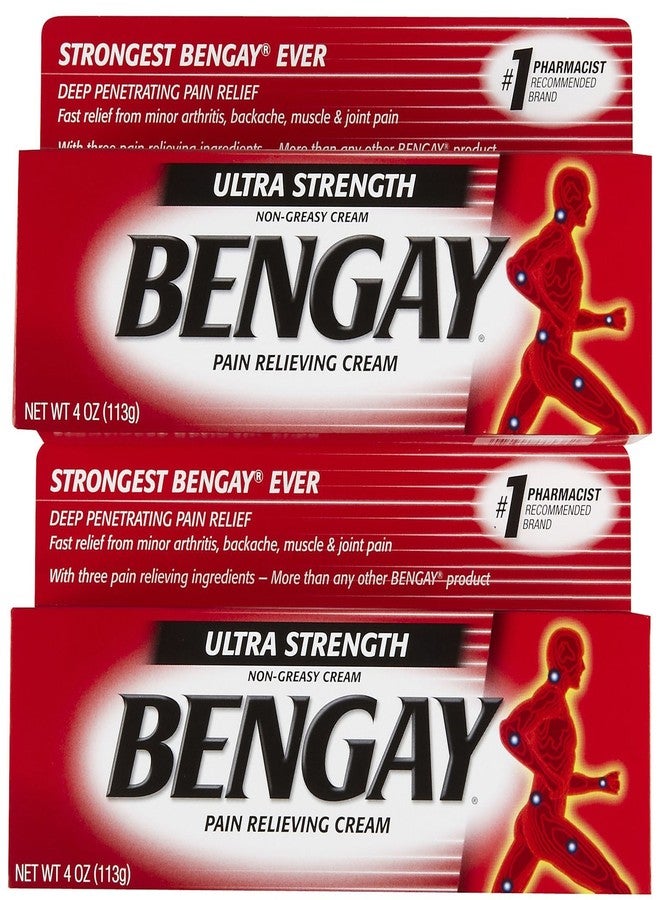 Bengay Ultra Stength Pain Relieving Cream, Non-Greasy-Ultra Strength, 2 pk - Image 1
